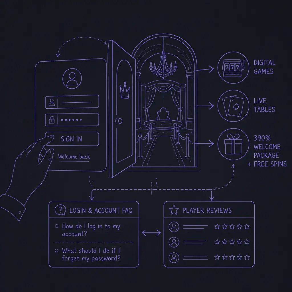 Crown Slots Casino Login visual guide for CrownSlots (Crown Slots Casino)